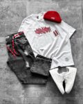 Kit Streetwear Destroyed Red